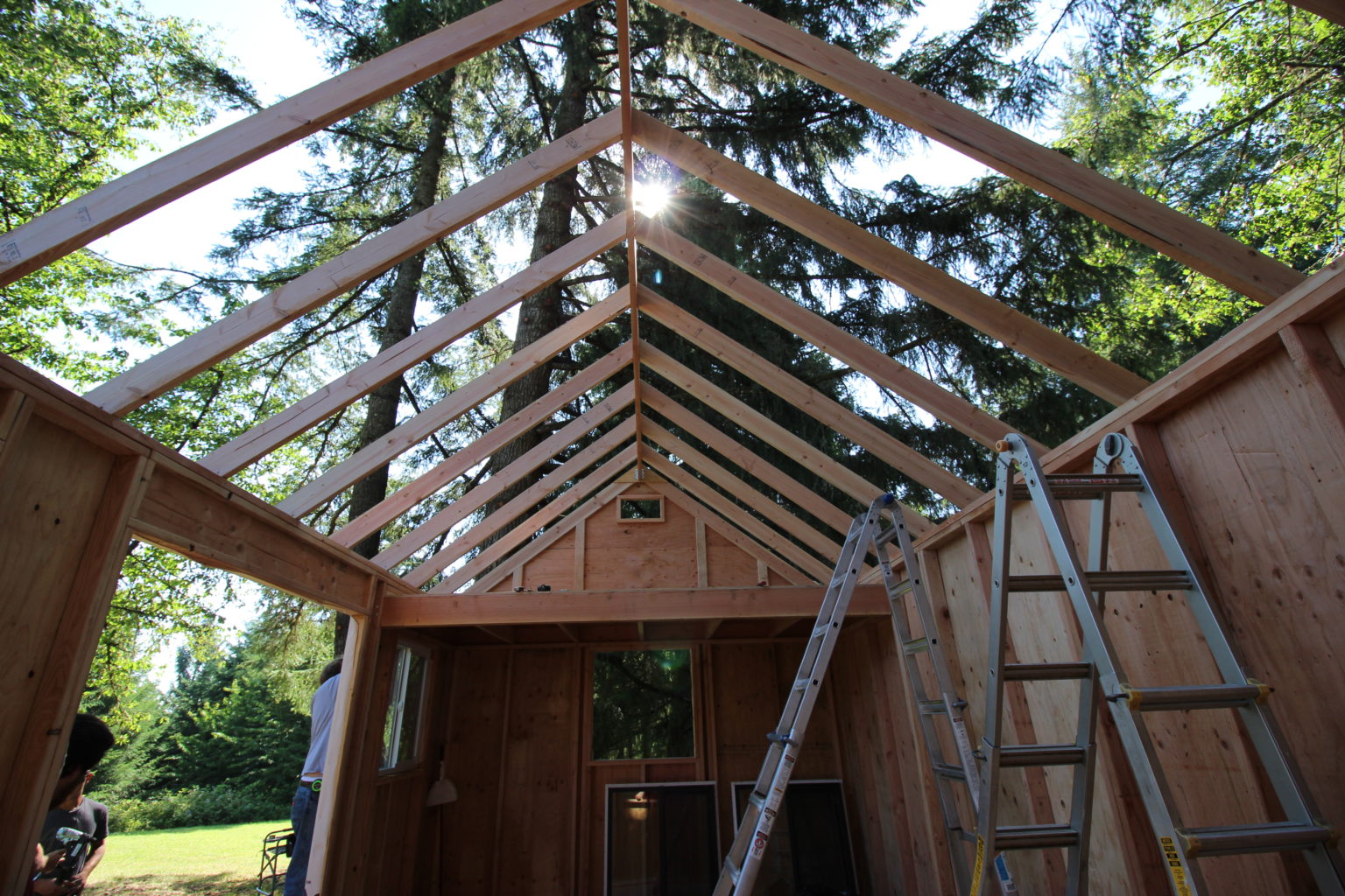 Shed with Loft – Oregon TimberWerks